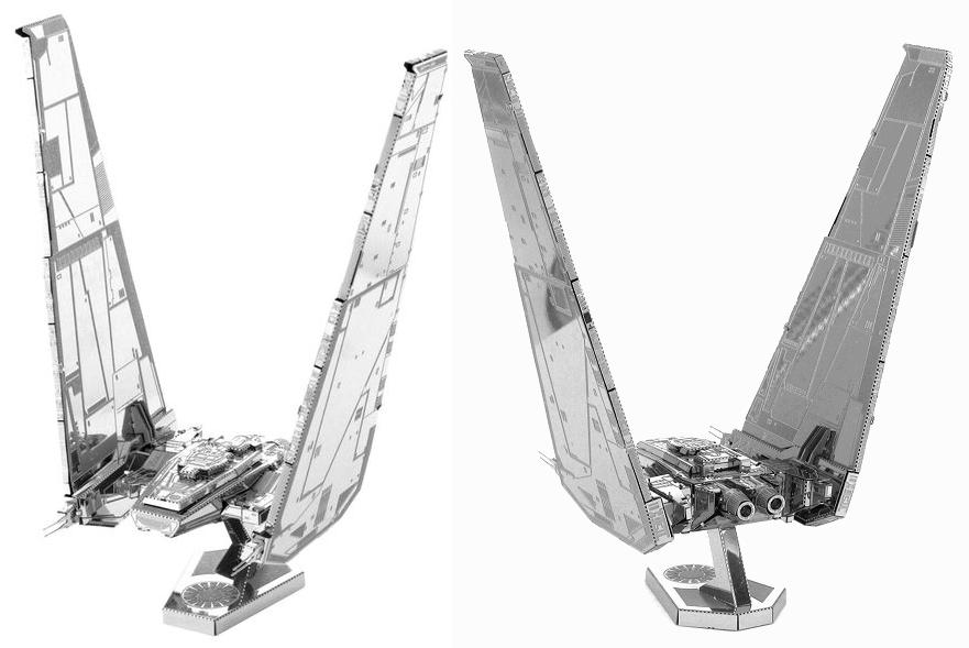 PHOTO ETCHED KYLO REN COMMAND SHUTTLE